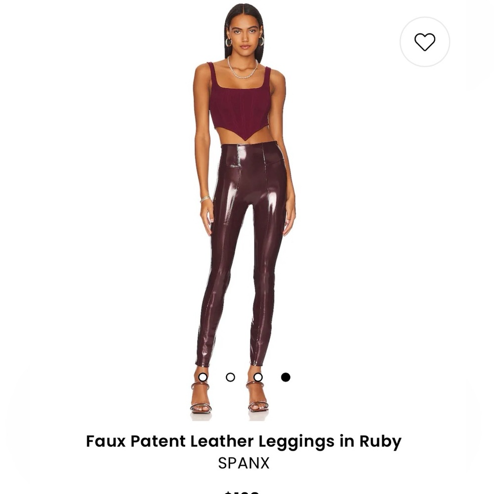Faux patent leather leggings SPANX